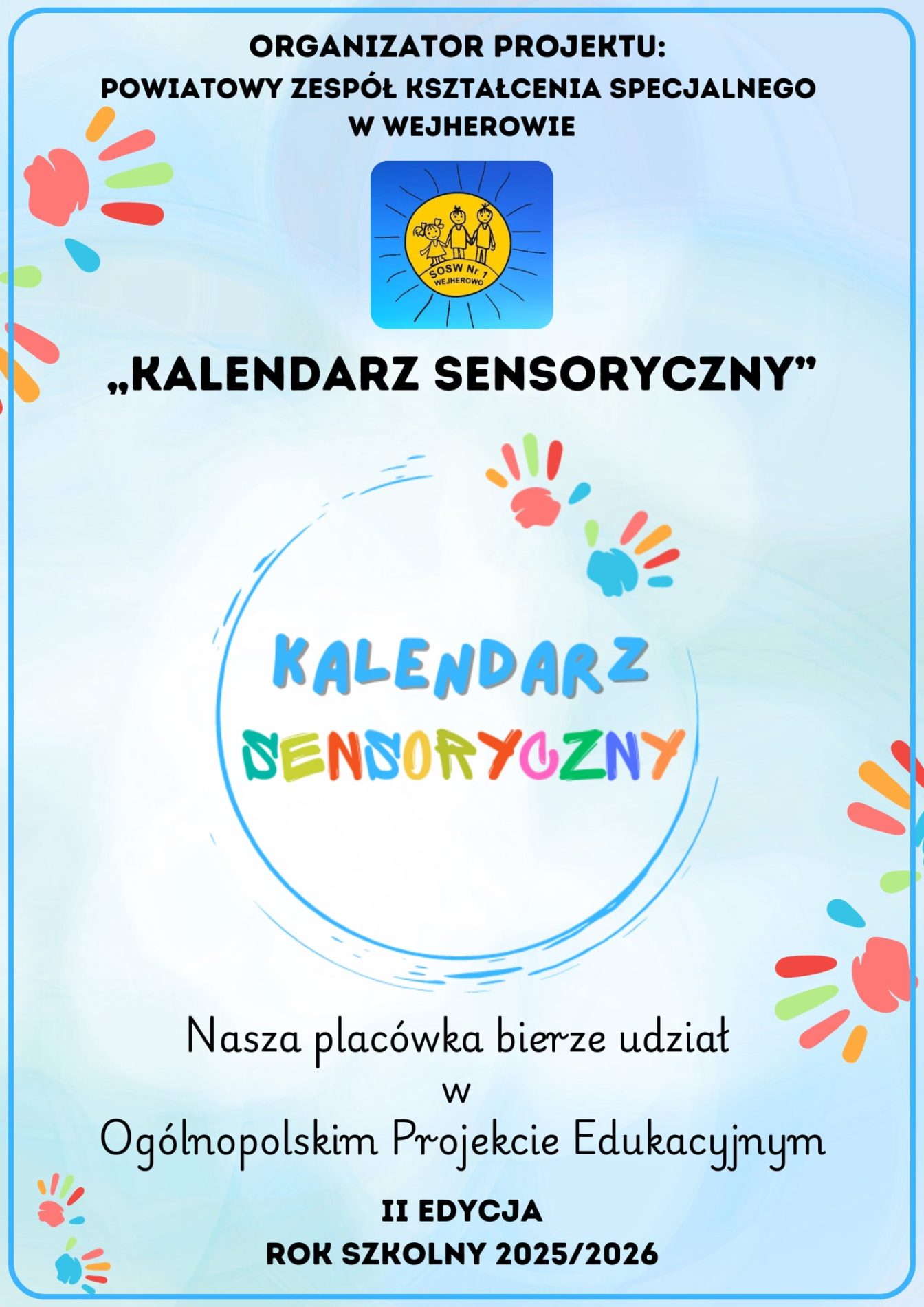 Logo projektu kalendarz sensoryczny