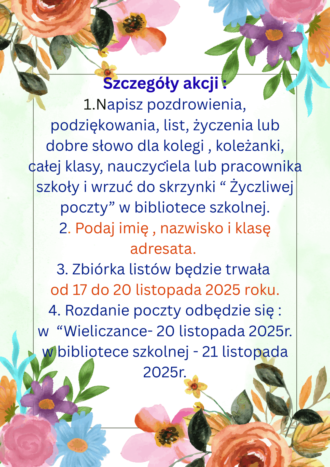 Zaproszenie z okazji Światowego Dnia Życzliwości.
