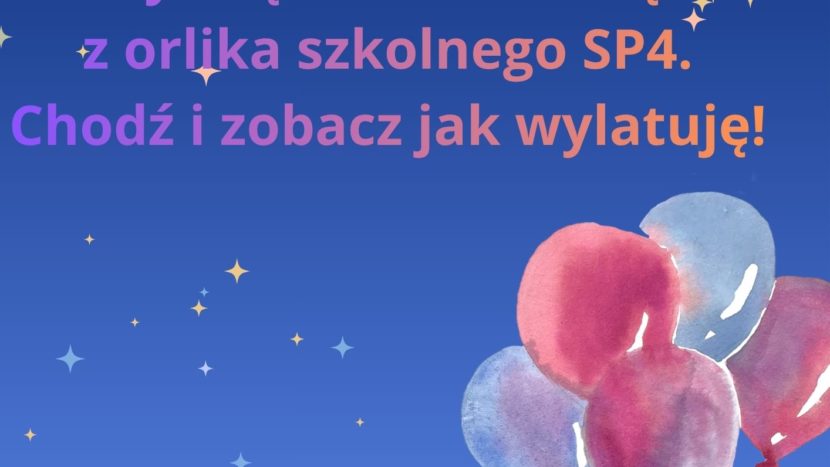 Balony na gwieździstym niebie